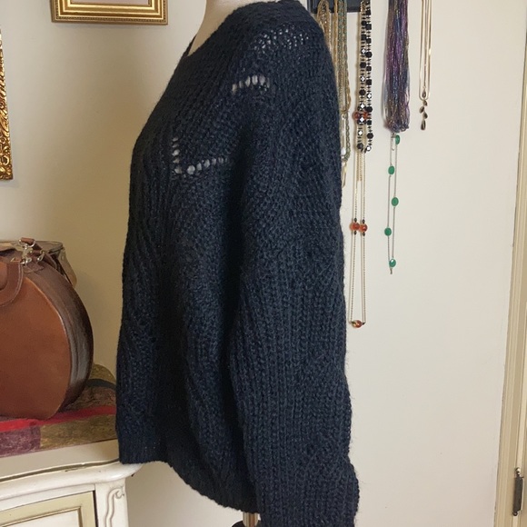 NWT ASOS Chunky Crew Neck Braided Knit Sweater XL - Picture 2 of 11